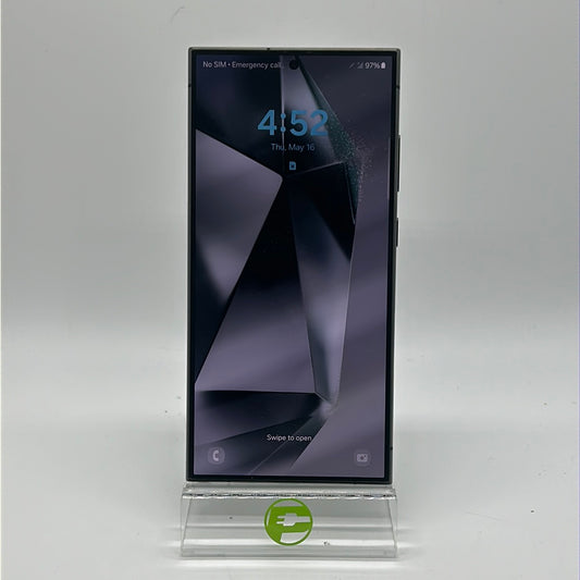 Verizon Samsung Galaxy S24 Ultra 12GB RAM 256GB SM-S928U Titanium Black Clean
