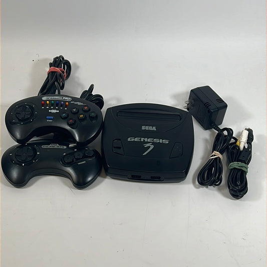 Sega Genesis 3 Video Game Console Black MK-1461
