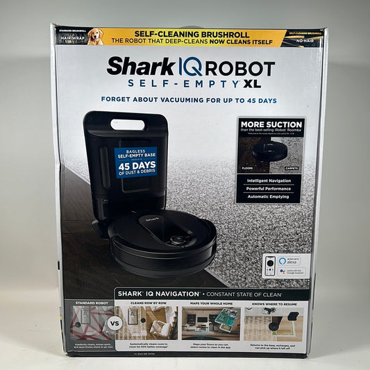 New Shark IQ Self-Empty XL Robot Vacuum RV1001