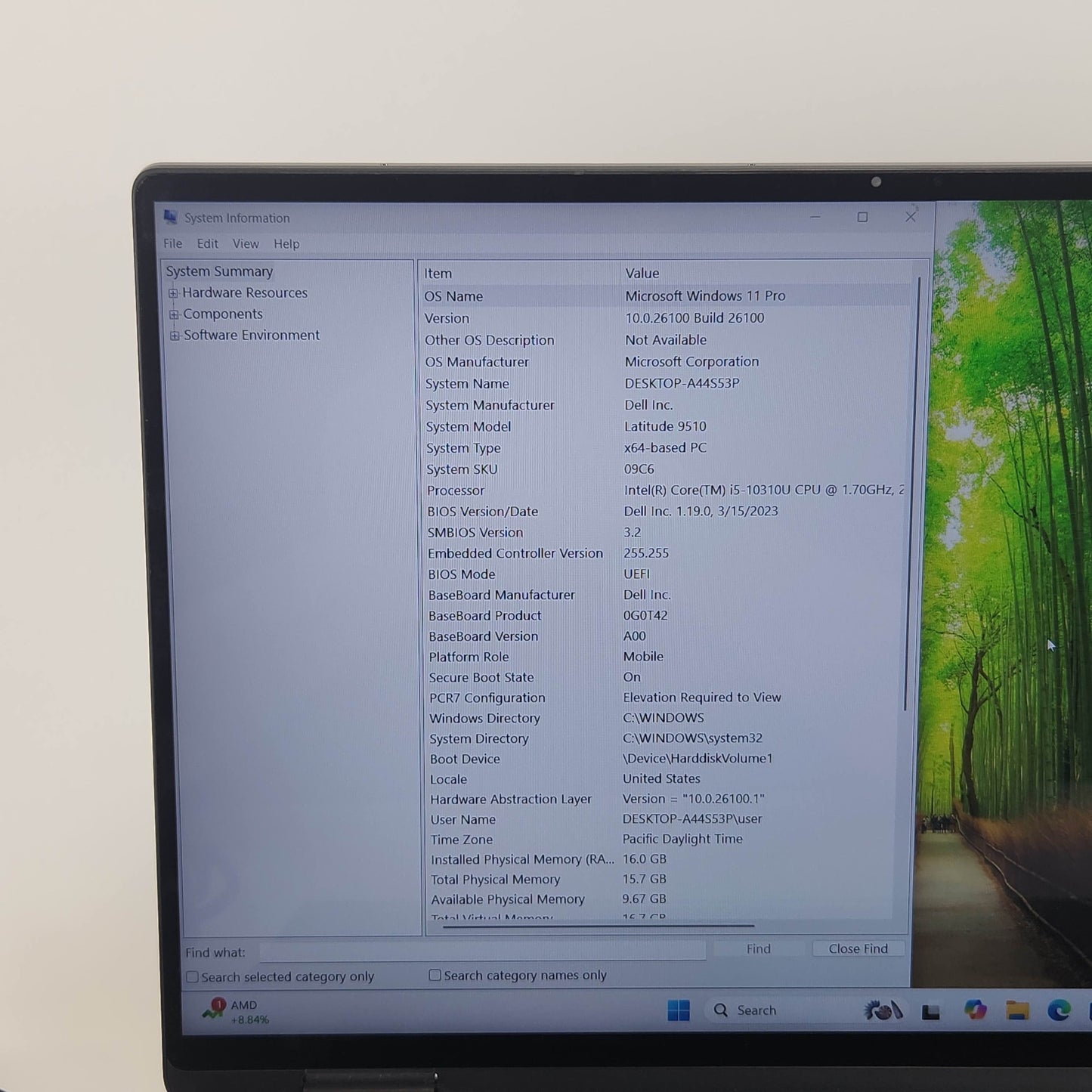 Dell Latitude 9510 15.6" i5-10310U 1.7GHz 16GB RAM 256GB