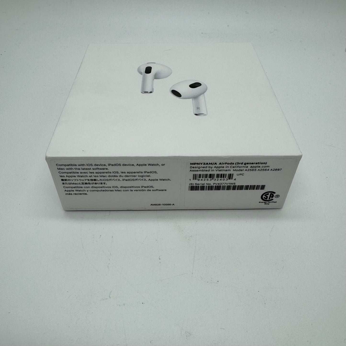 New Apple AirPods 3rd Gen with Charging Case A2564 A2565 A2897 MPNY3AM/A