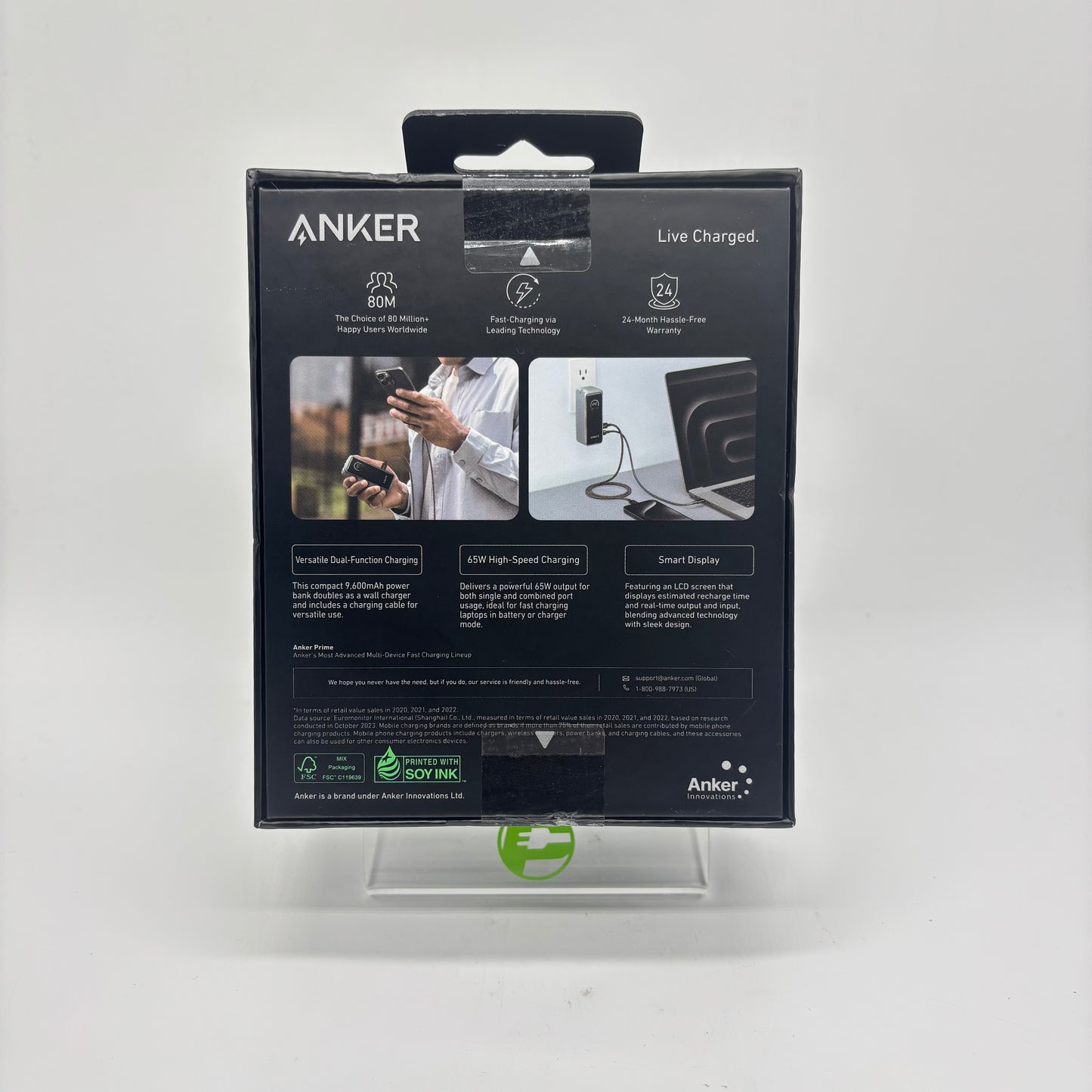 New Anker Prime Power Bank (9.6K, 65W, Fushion) A1339