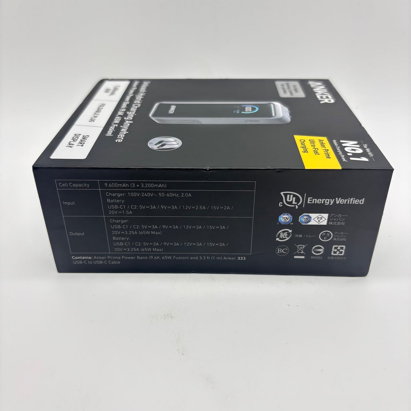 New Anker Prime Power Bank (9.6K, 65W, Fushion) A1339