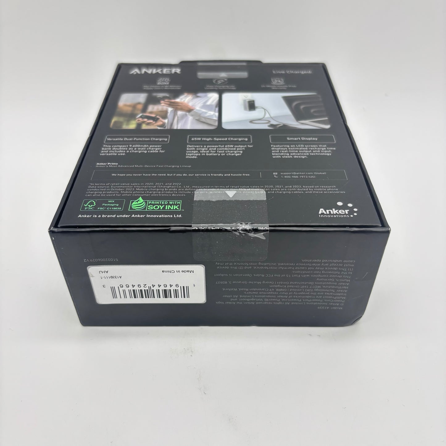 New Anker Prime Power Bank (9.6K, 65W, Fushion) A1339