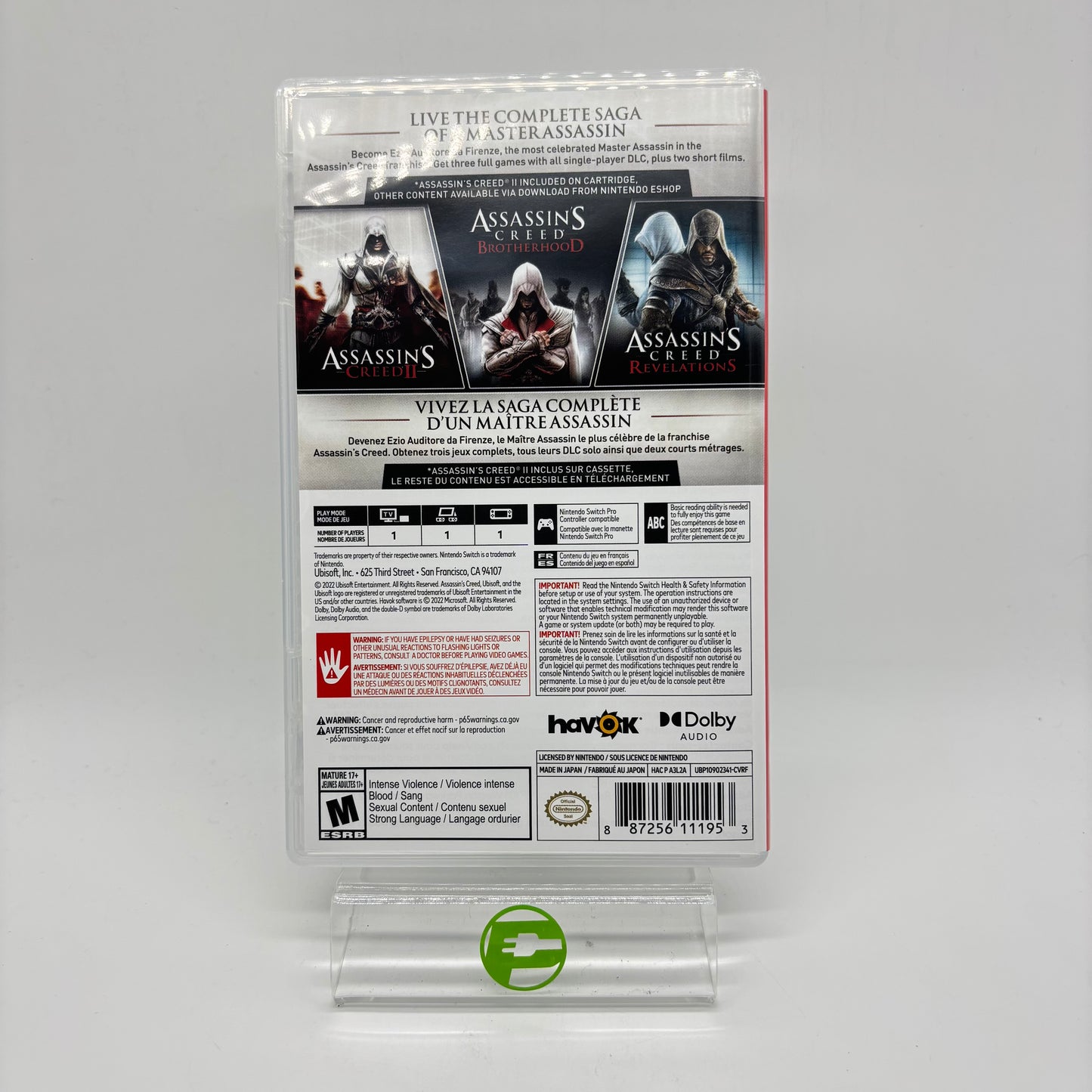Assassin's Creed: The Ezio Collection (Nintendo Switch, 2022)