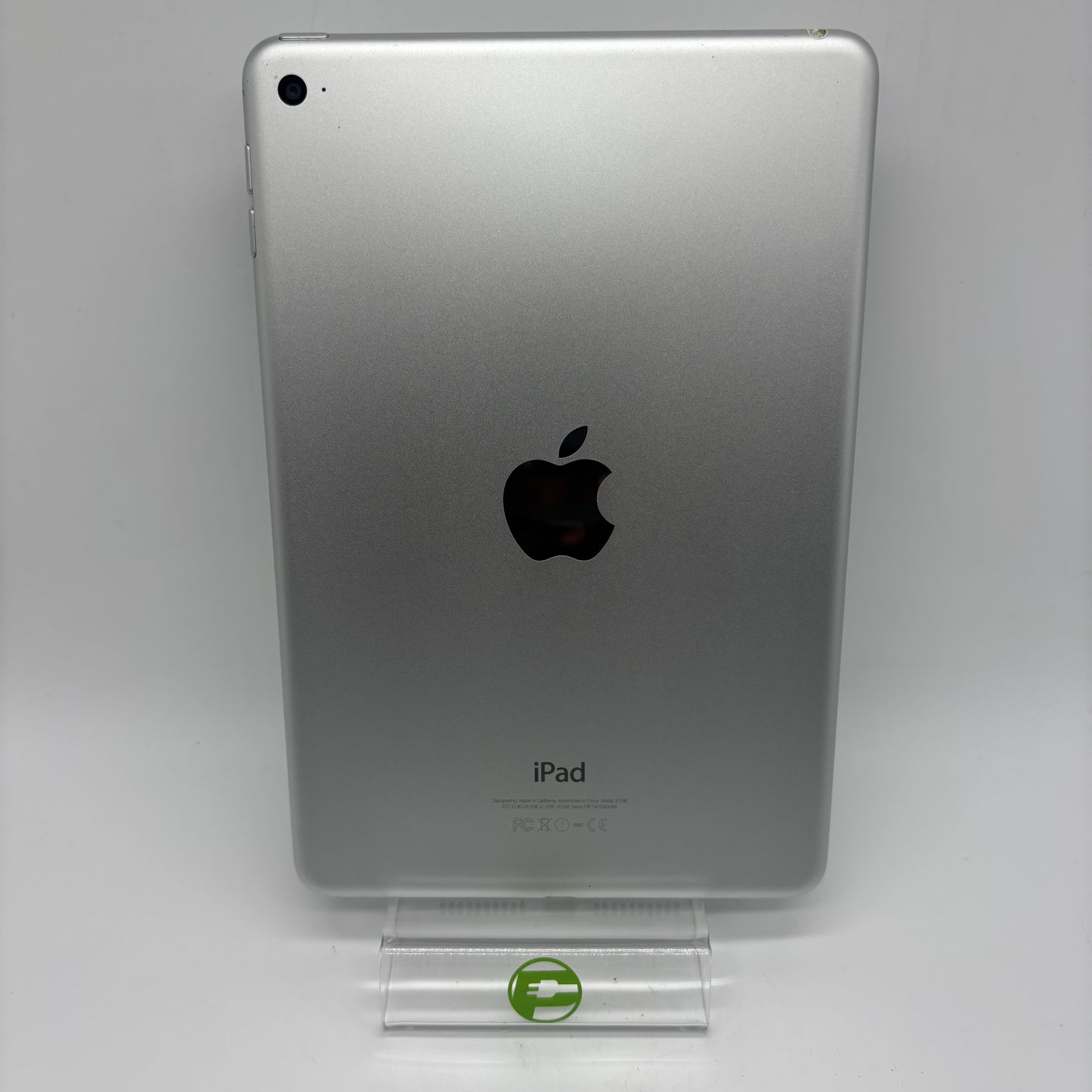 WiFi Only Apple iPad Mini 4th Gen 128GB 15.8.3 Silver MK9P2LL/A