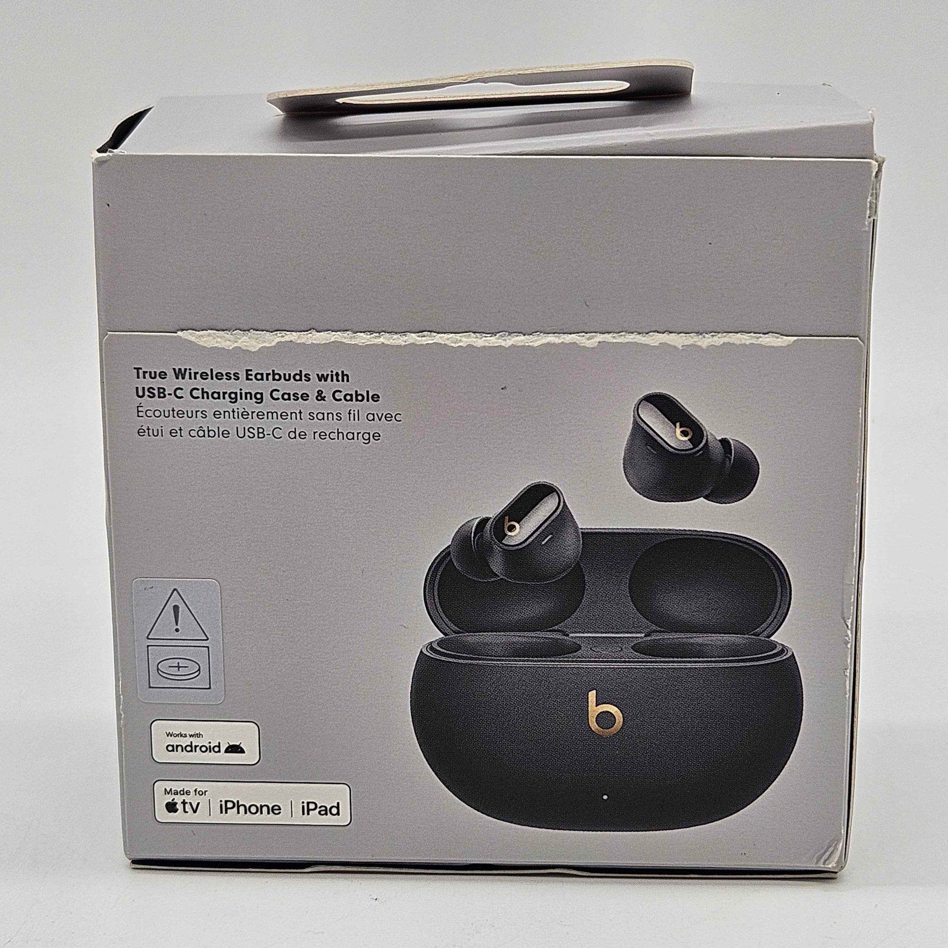 New Beats Studio Buds+ Wireless InEar Bluetooth Headphones Black MQLH