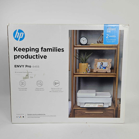 New HP ENVY PRO Printer 6455