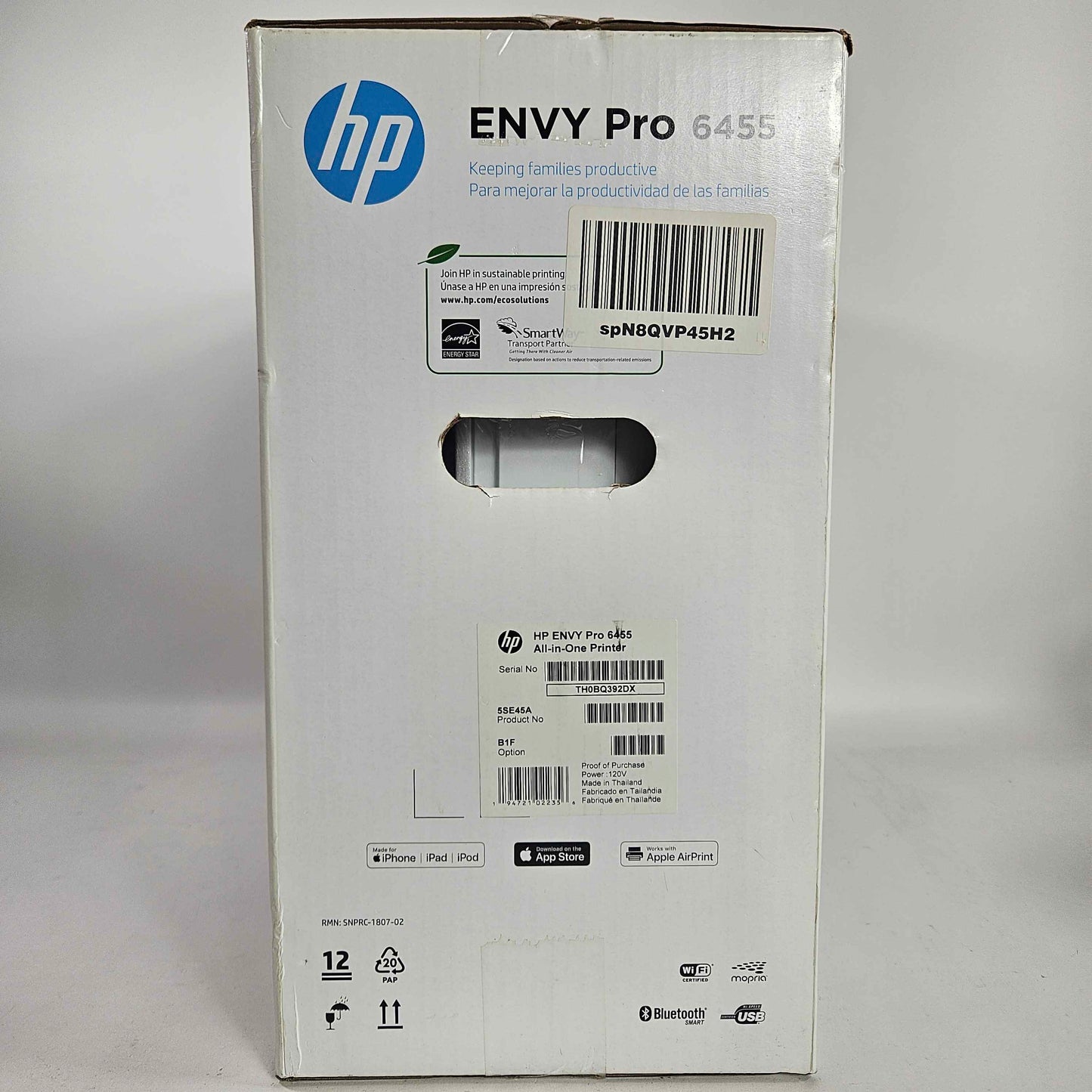 New HP ENVY PRO Printer 6455