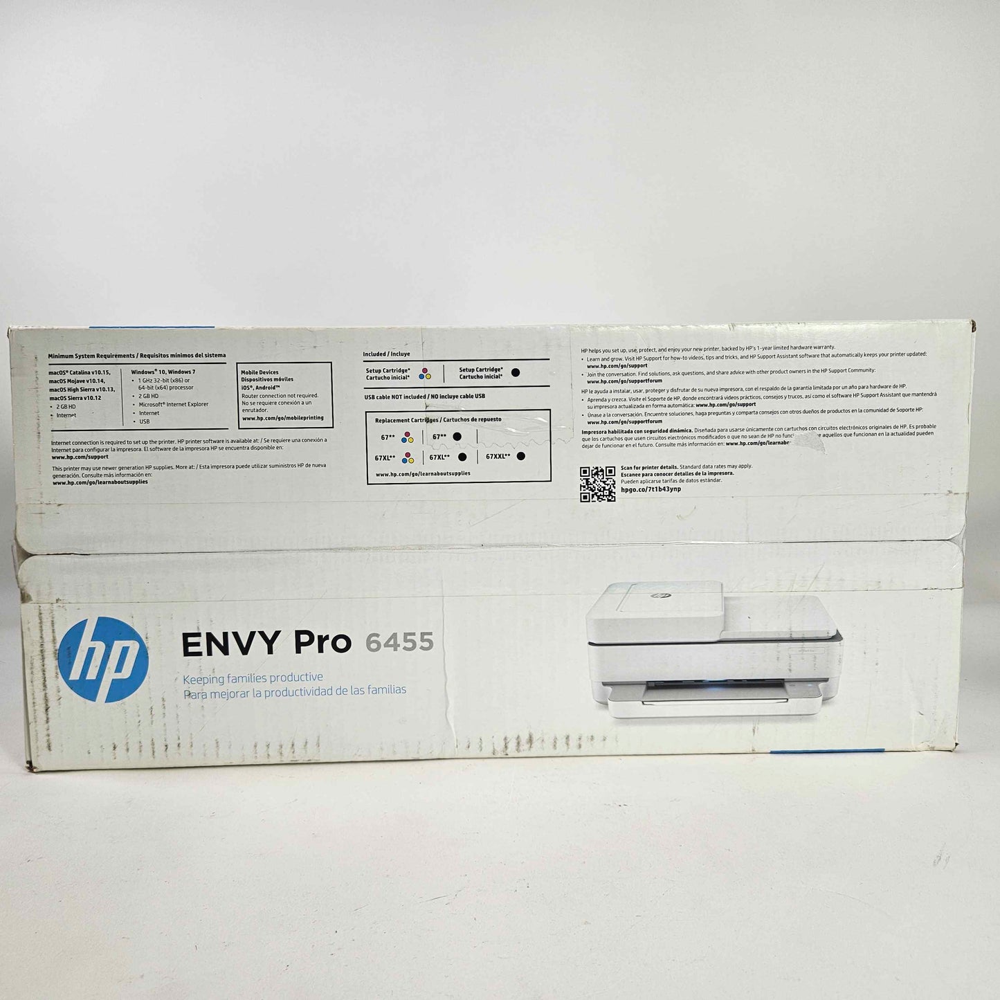 New HP ENVY PRO Printer 6455