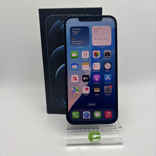 Unlocked Apple iPhone 12 Pro Max 256GB Pacific Blue MG953LL/A