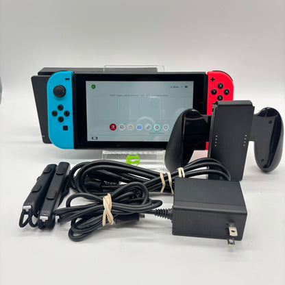 Nintendo Switch v2 Video Game Console HAC-001 Red/Blue