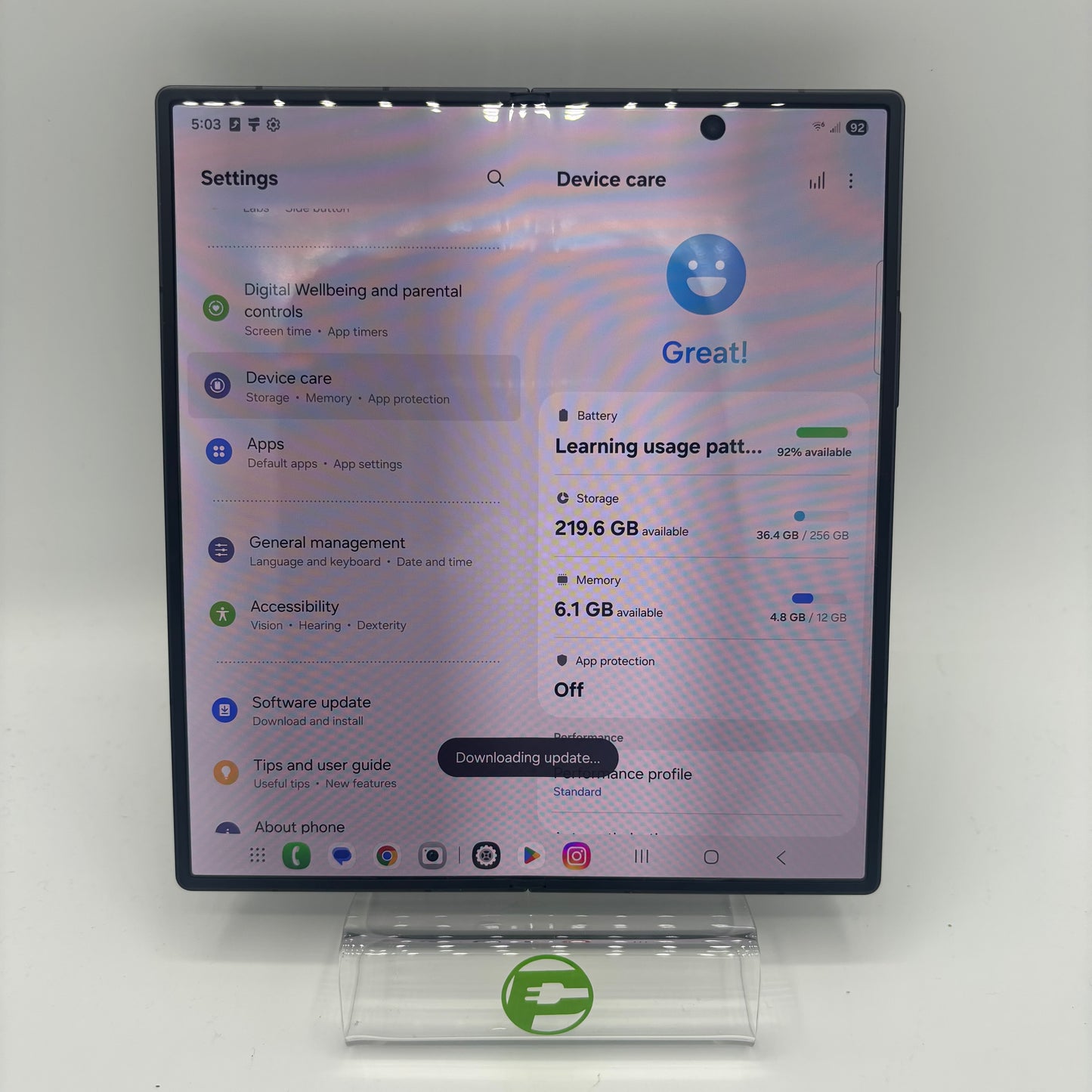 Unlocked Samsung Galaxy Z Fold7 12GB RAM 256GB SM-F966U1 Jetblack