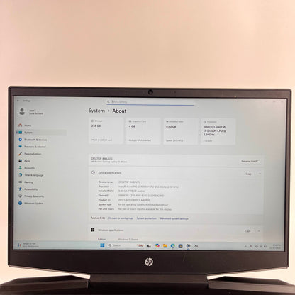 HP Pavilion Gaming 15-DK1056WM 15.6" i5-10300H 2.5GHz 8GB RAM 256GB SSD GTX 1650