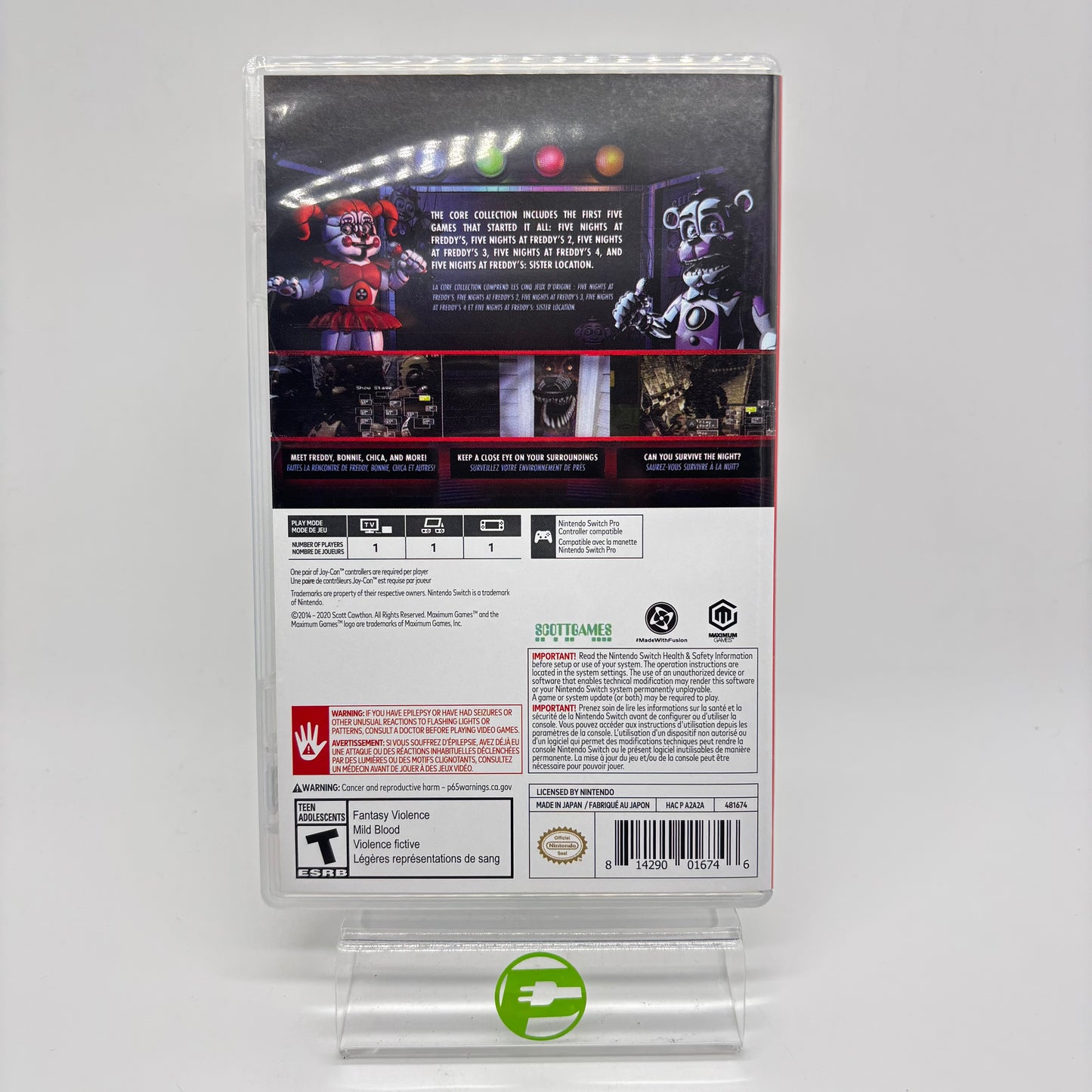 Five Nights at Freddy's [Core Collection] (Nintendo Switch, 2021)