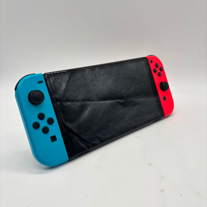 Nintendo Switch OLED Video Game Console HEG-001 Black/Red
